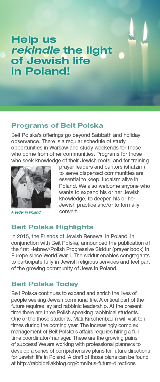 About Beit Polska and Friends of Jewish Renewal in Poland